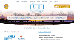 Desktop Screenshot of behavioralhealthhawaii.com